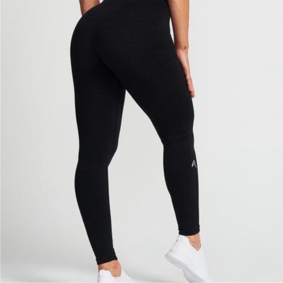 Oner Active Classic Seamless Leggings Black Marl - Picture 2 of 4
